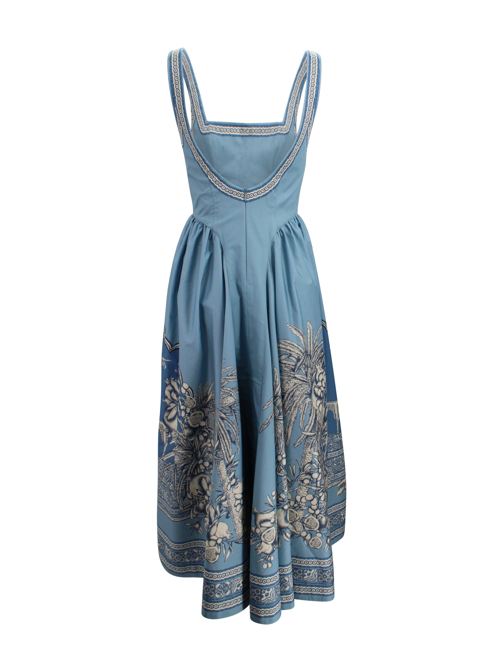 ALEMAIS Dresses Blue Cotton