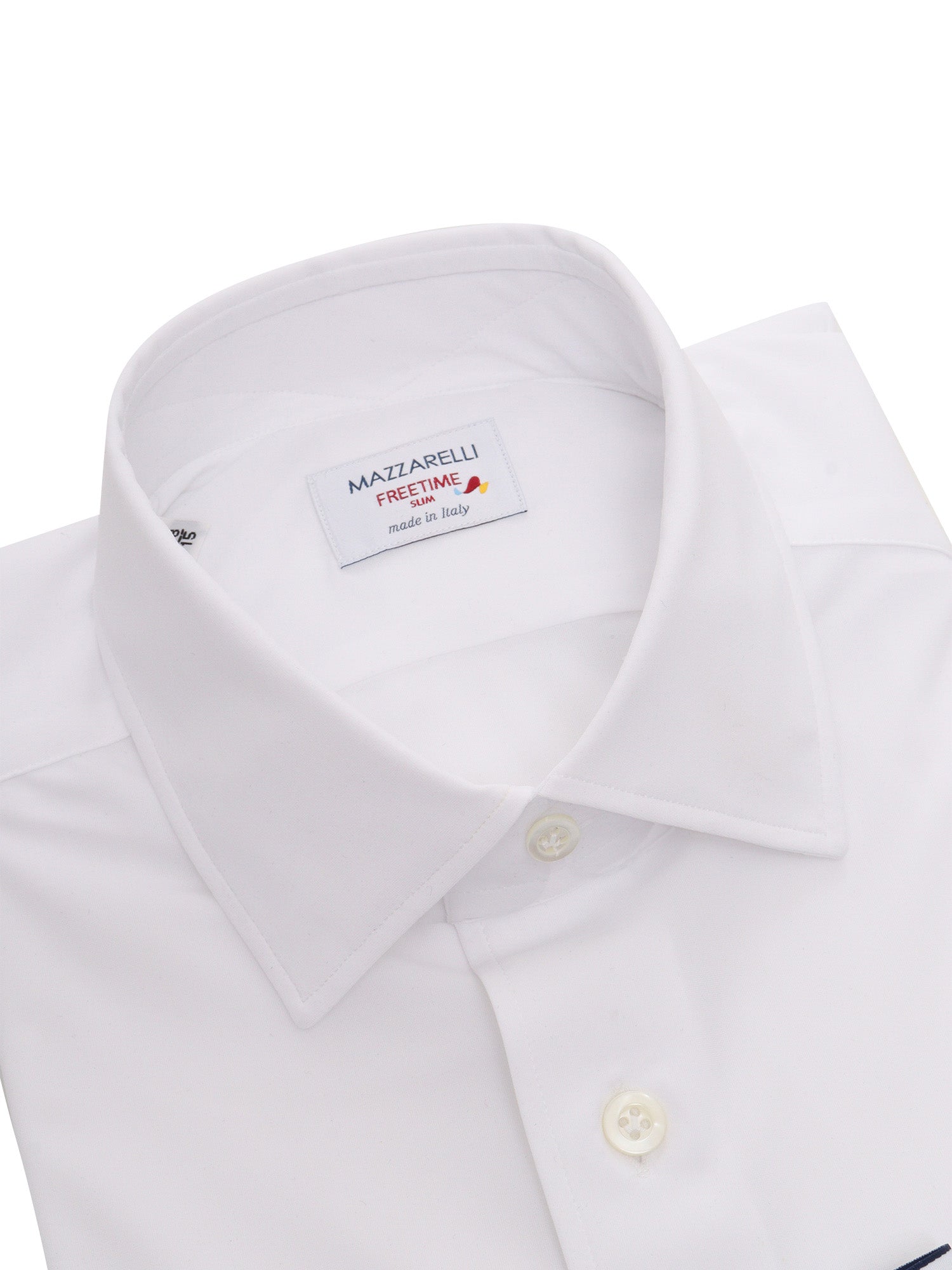 White freetime shirt Polyamide Elastane