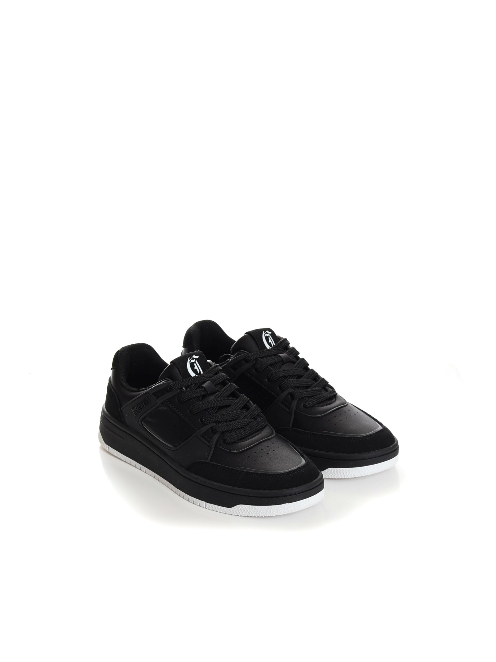 Just Cavalli Sneakers Black Bovino