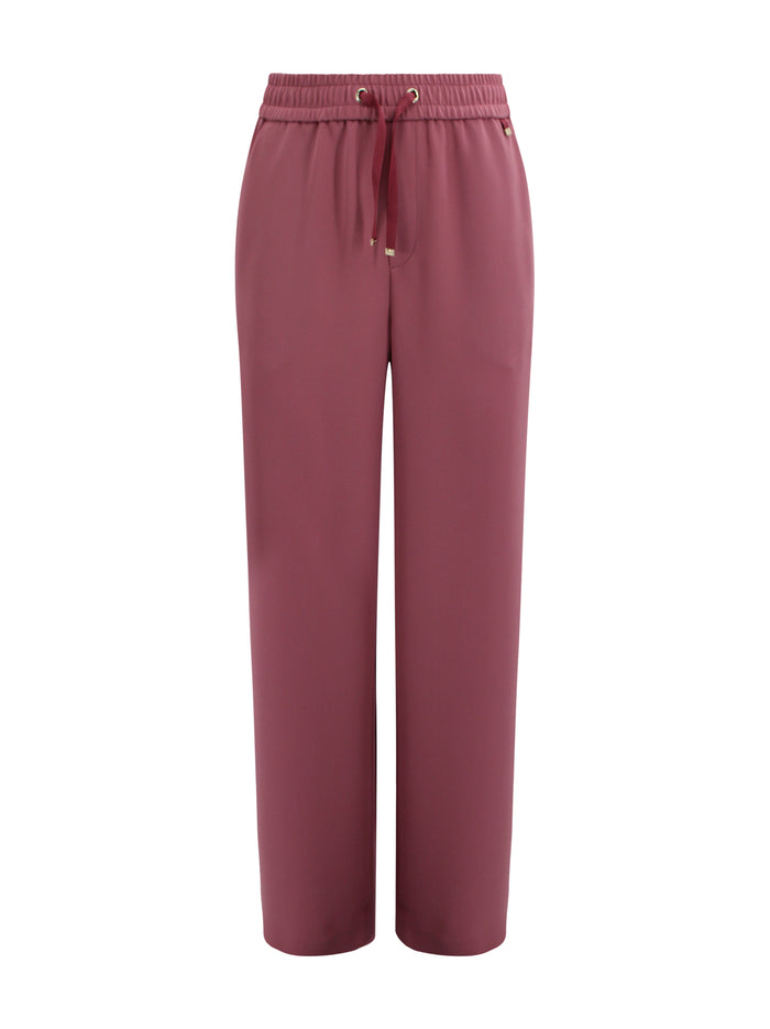 Herno Trousers Pink Polyester