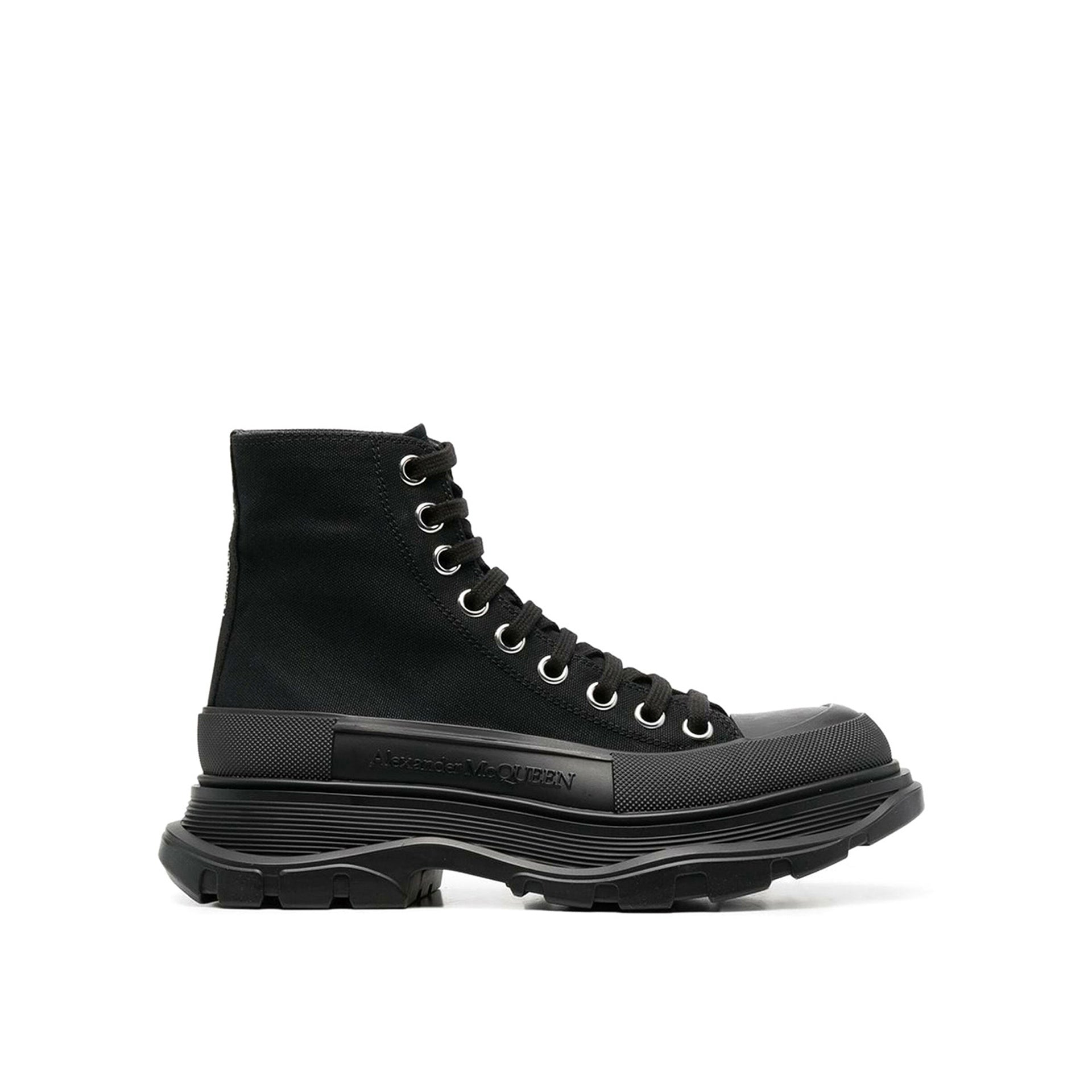 Tread Slick High-Top Sneakers Black Canvas