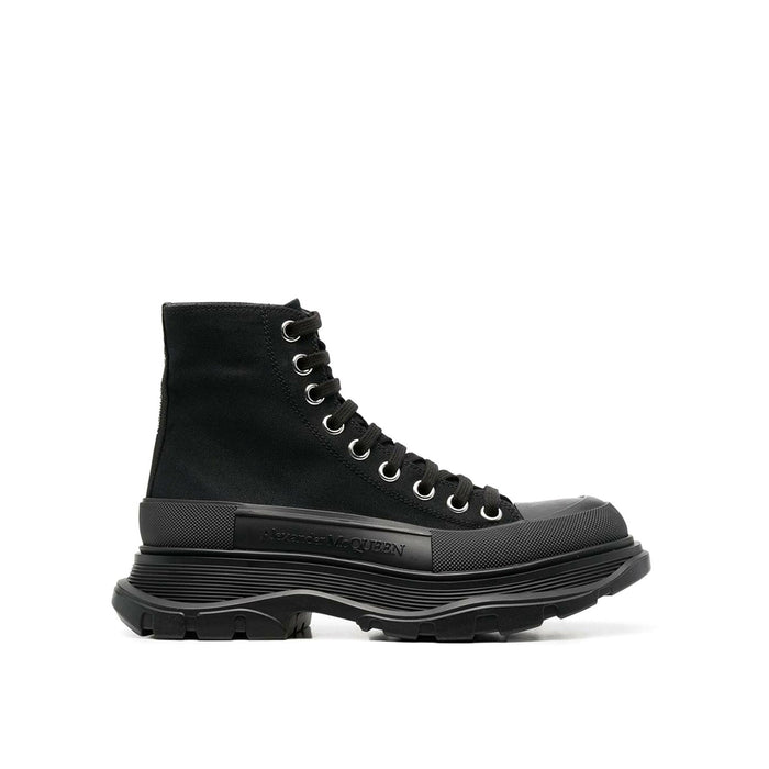 Tread Slick High-Top Sneakers Black Canvas
