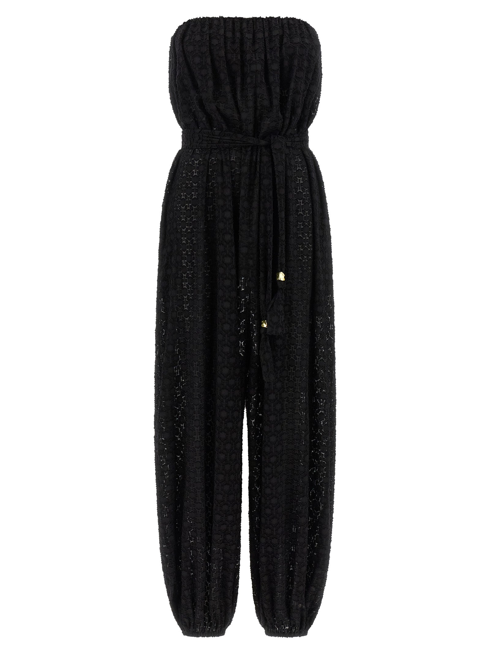 Evening Jumpsuit Black Silk Jumpsuits