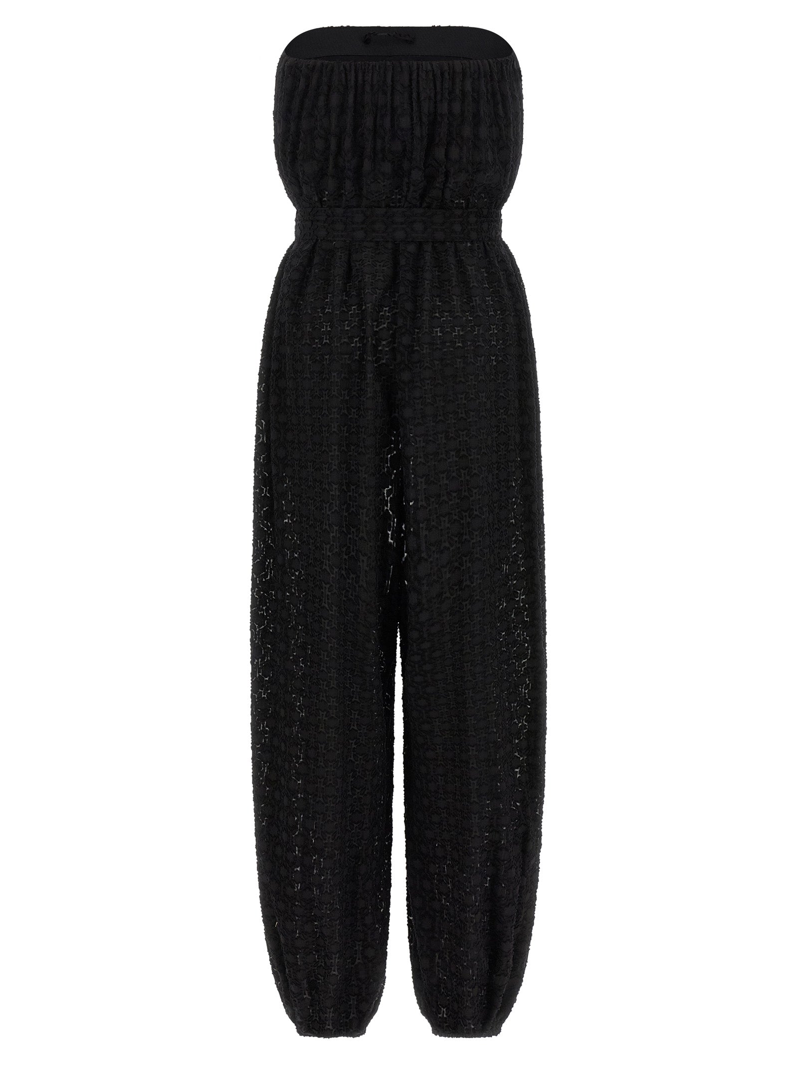 Evening Jumpsuit Black Silk Jumpsuits