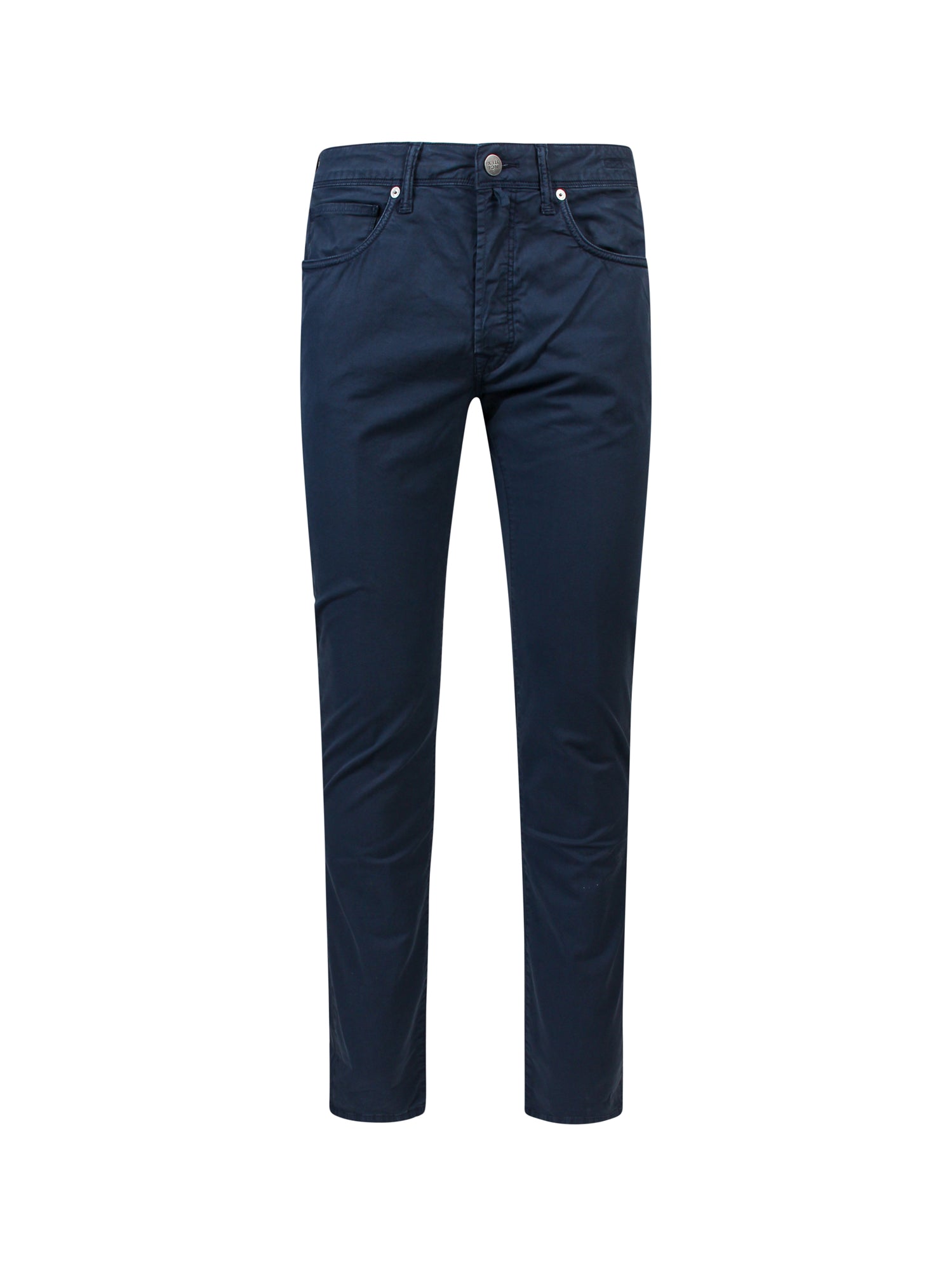Incotex Jeans Blue Cotone Elastan