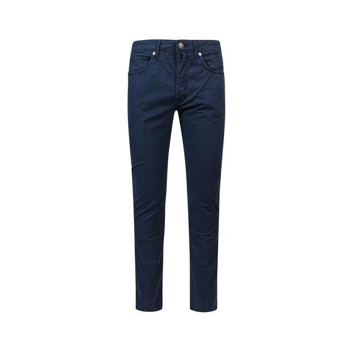 Incotex Jeans Blue Cotone Elastan