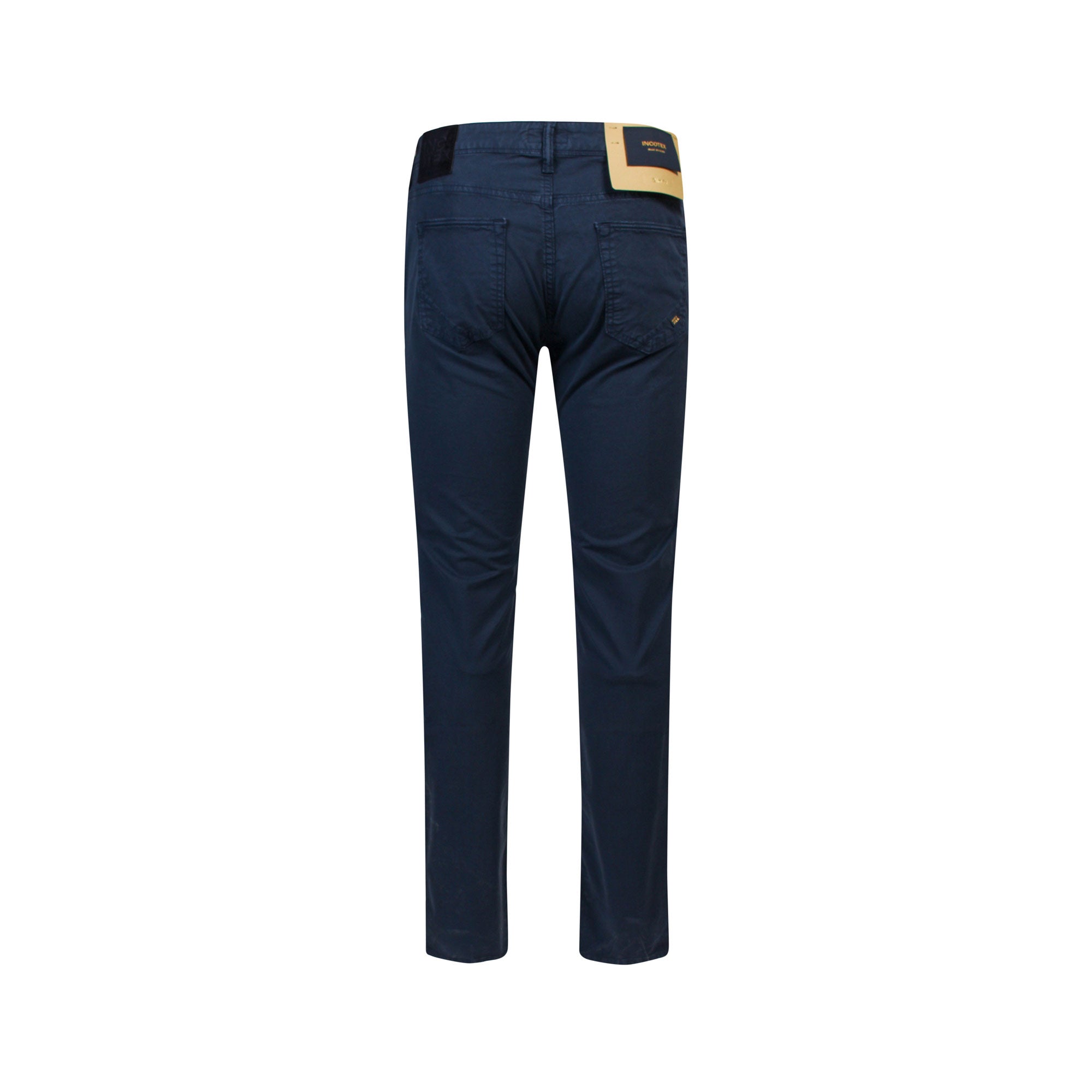 Incotex Jeans Blue Cotone Elastan