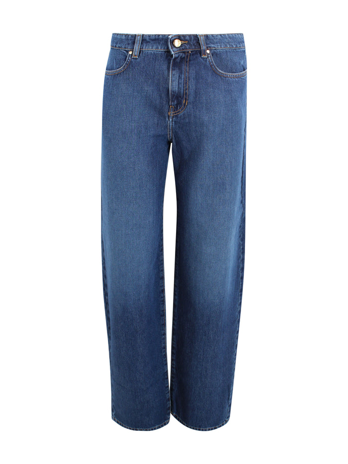 Max Mara Studio Trousers Denim Cotton