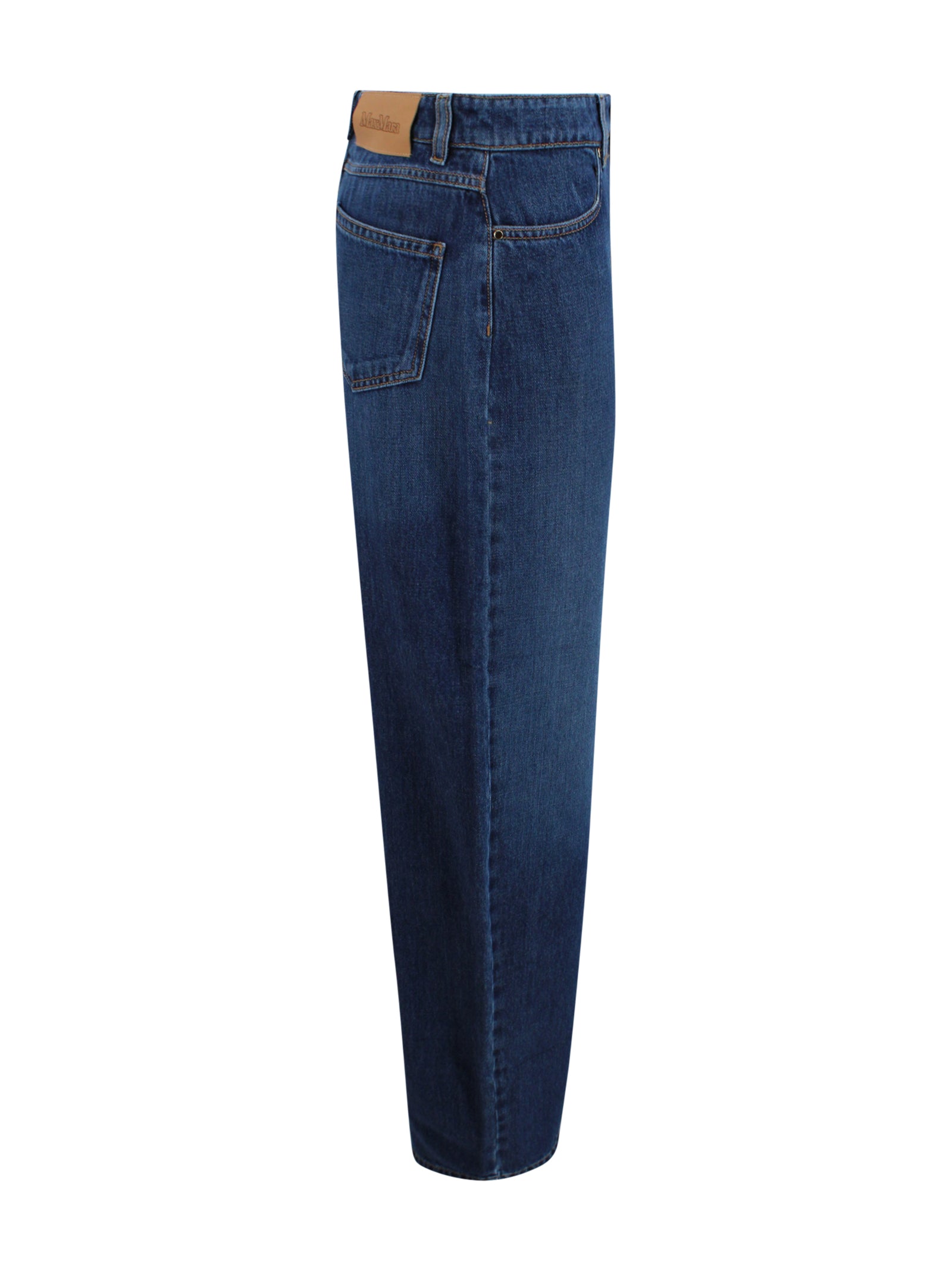 Max Mara Studio Trousers Denim Cotton
