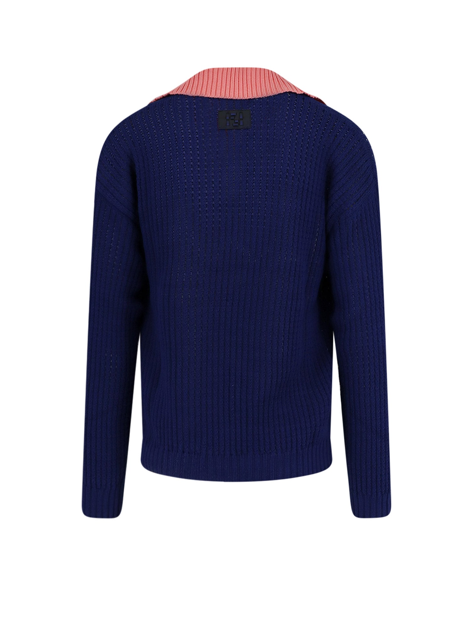 Fendi Sweaters Blu Ink+peonia