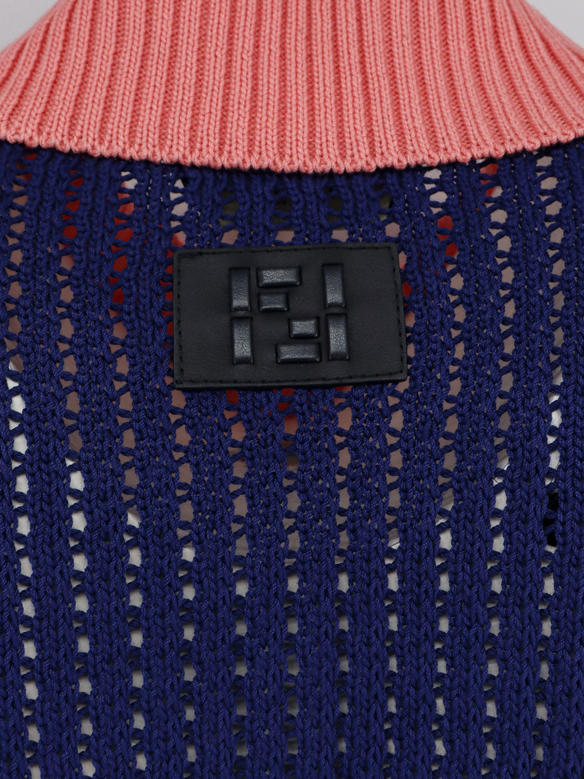 Fendi Sweaters Blu Ink+peonia