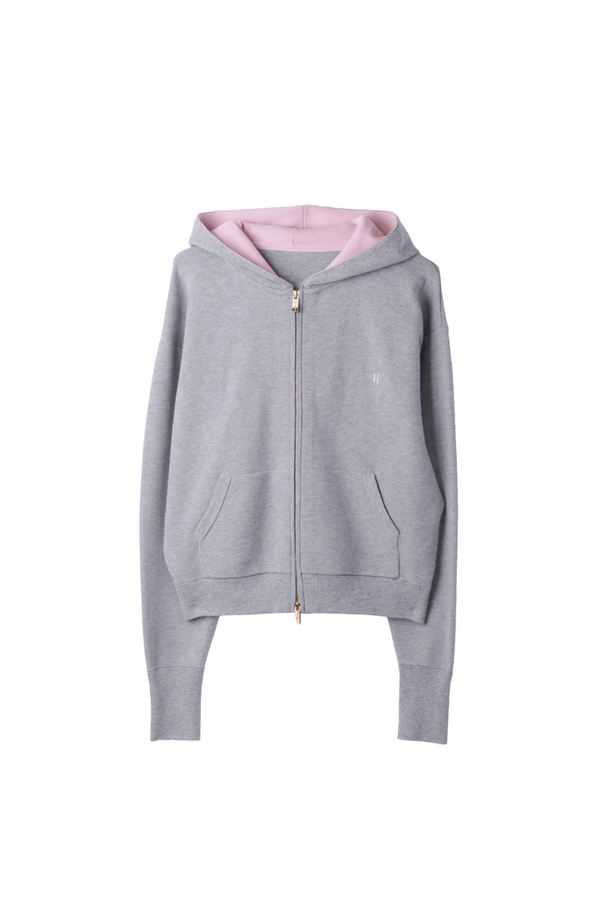 Herno 60% Polyester hoodie in gray