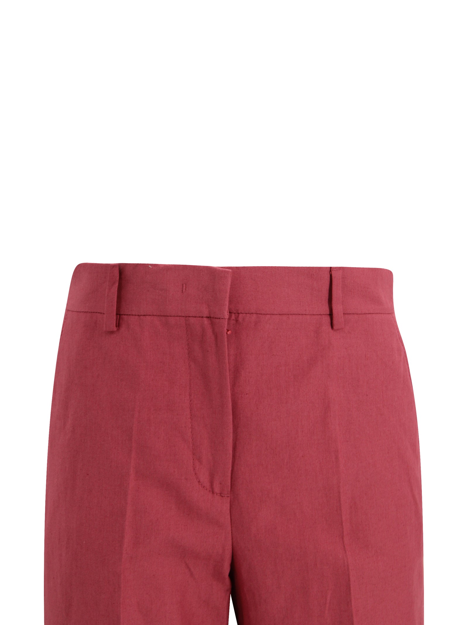 Max Mara Weekend Trousers Ciliegia Linen