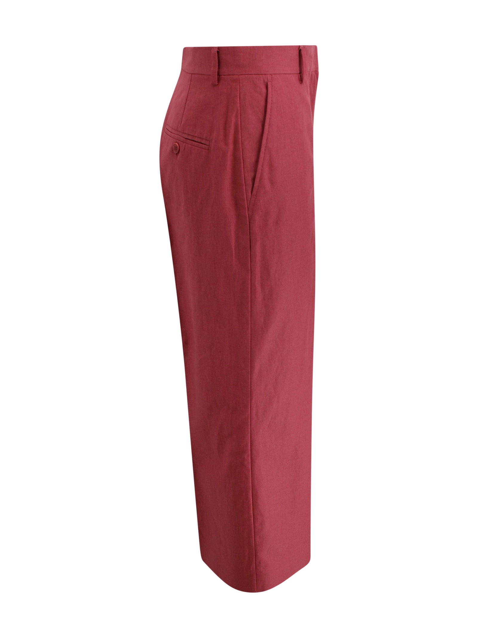 Max Mara Weekend Trousers Ciliegia Linen