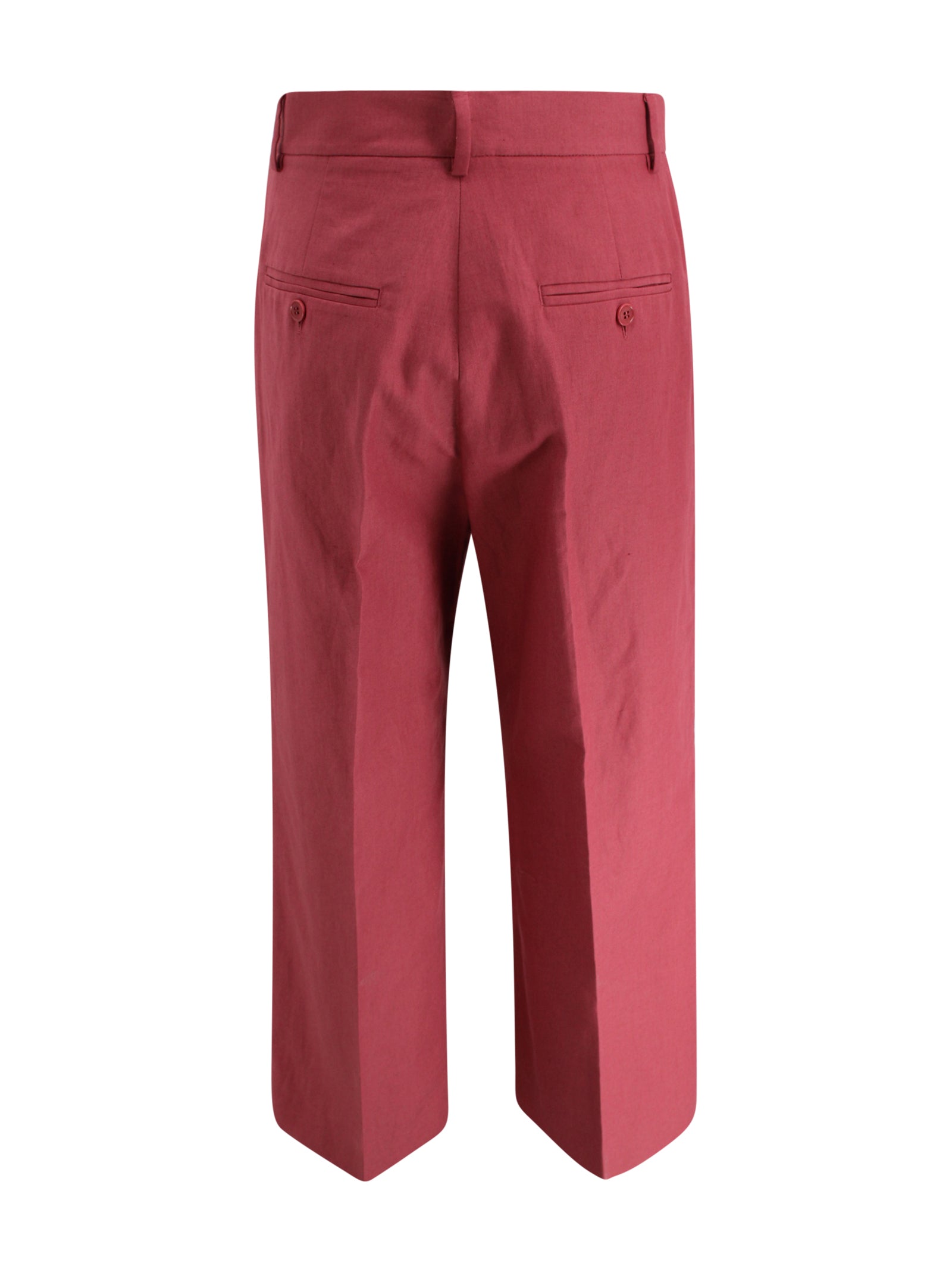 Max Mara Weekend Trousers Ciliegia Linen