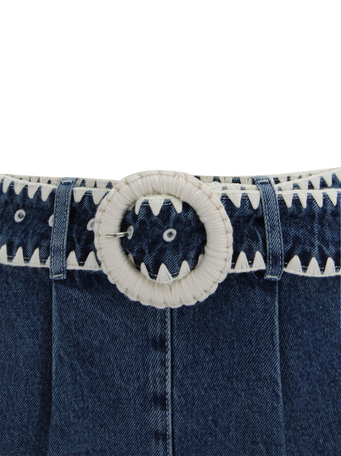FARM RIO Shorts Denim Cotton