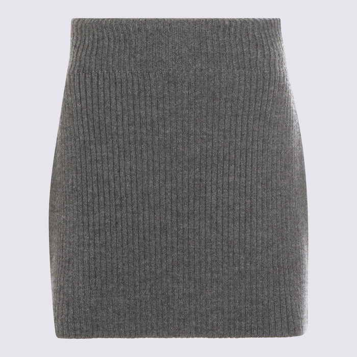 Givenchy Skirts Slate Blend _wo Alpaca Poliamide Elastane
