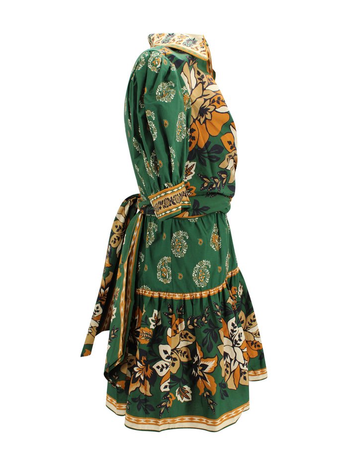 FARM RIO Dresses Green Cotton