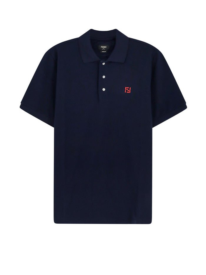 Fendi T-Shirts And Polos Navy