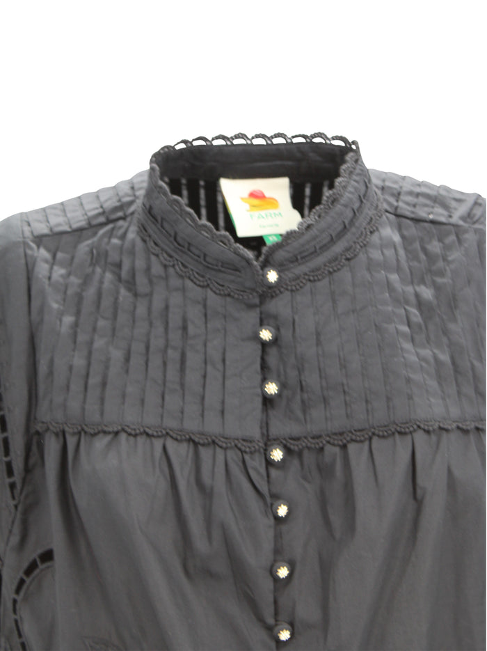 FARM RIO Shirts Black Cotton