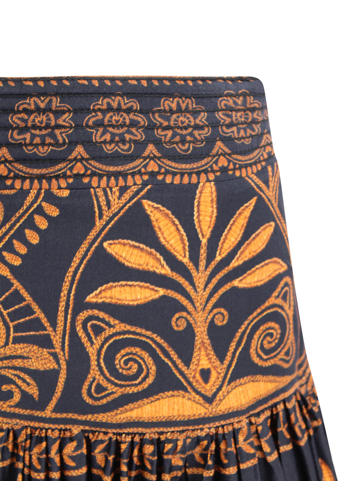 FARM RIO Skirts Black Viscose