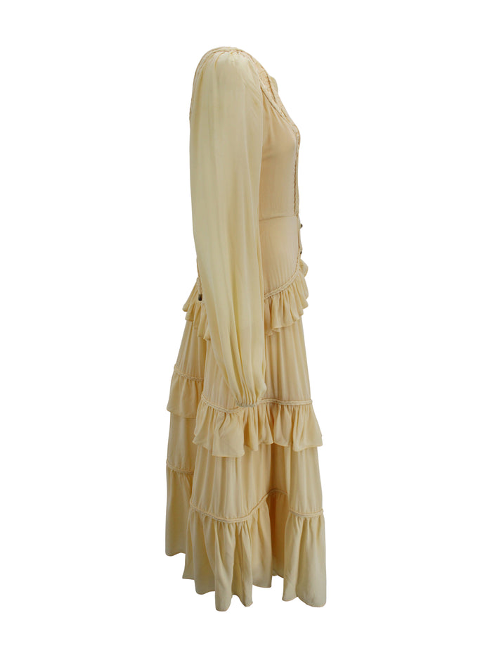 FARM RIO Dresses Yellow Viscose