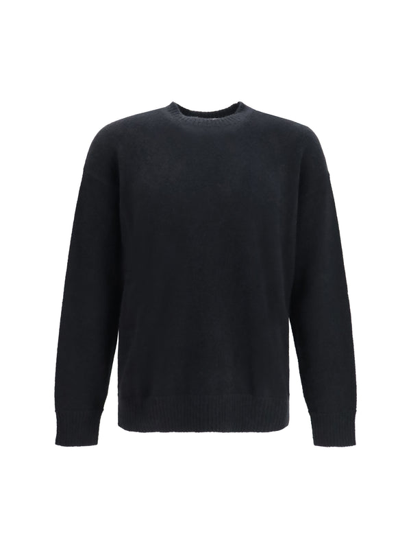 Cashmere And Silk Crewneck Sweater Nero/black