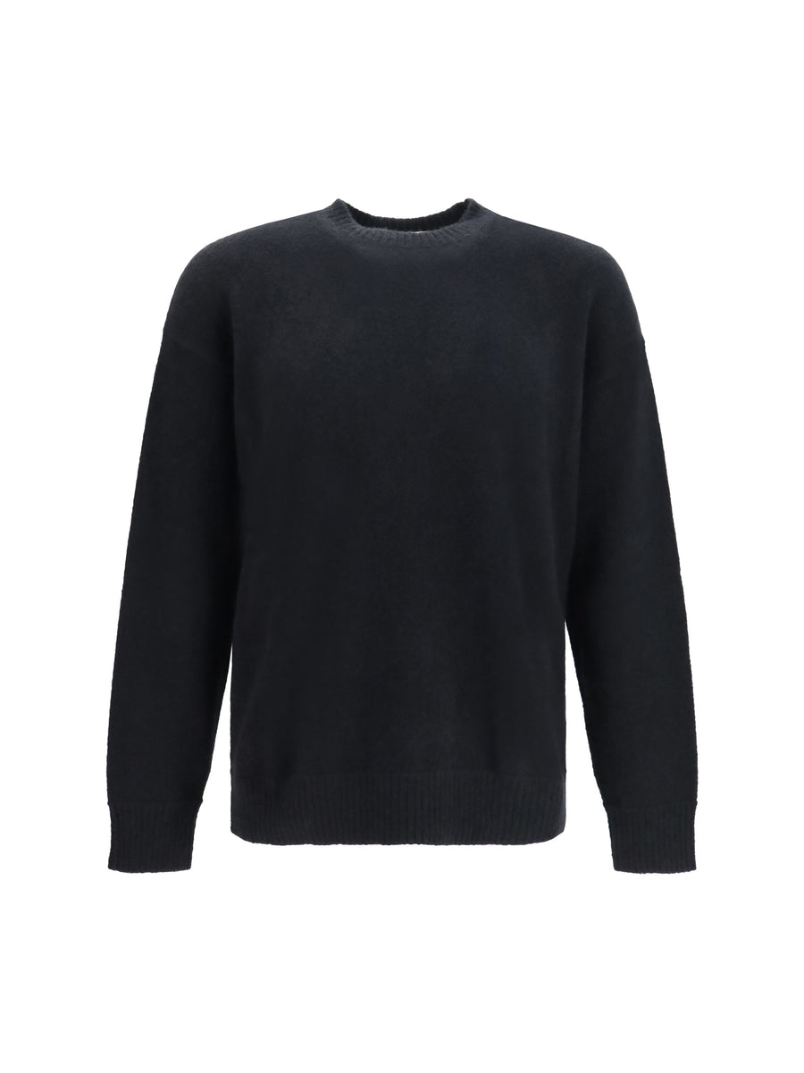 Cashmere And Silk Crewneck Sweater Nero/black