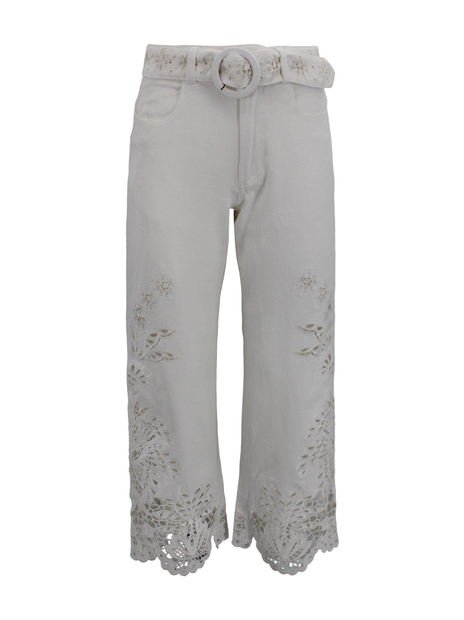 FARM RIO Trousers White Cotton