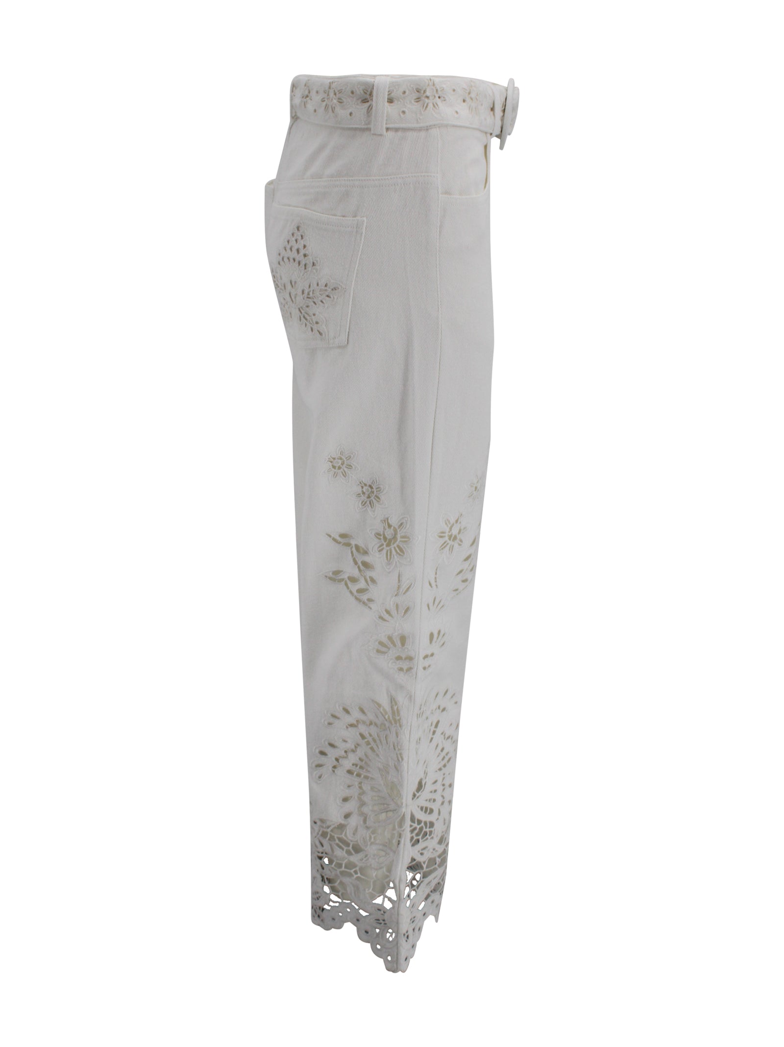FARM RIO Trousers White Cotton