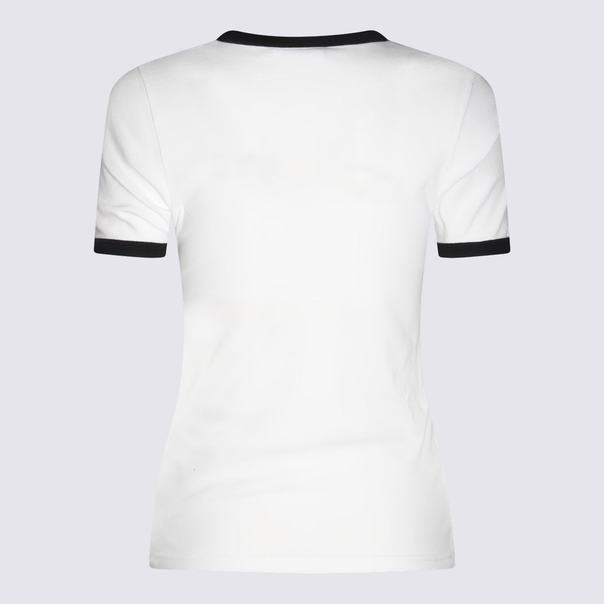 Courreges T-shirts and Polos Heritage White/black _co