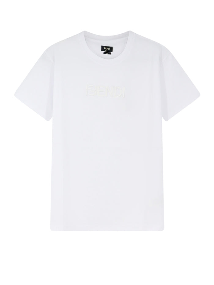 Fendi T-Shirts And Polos White