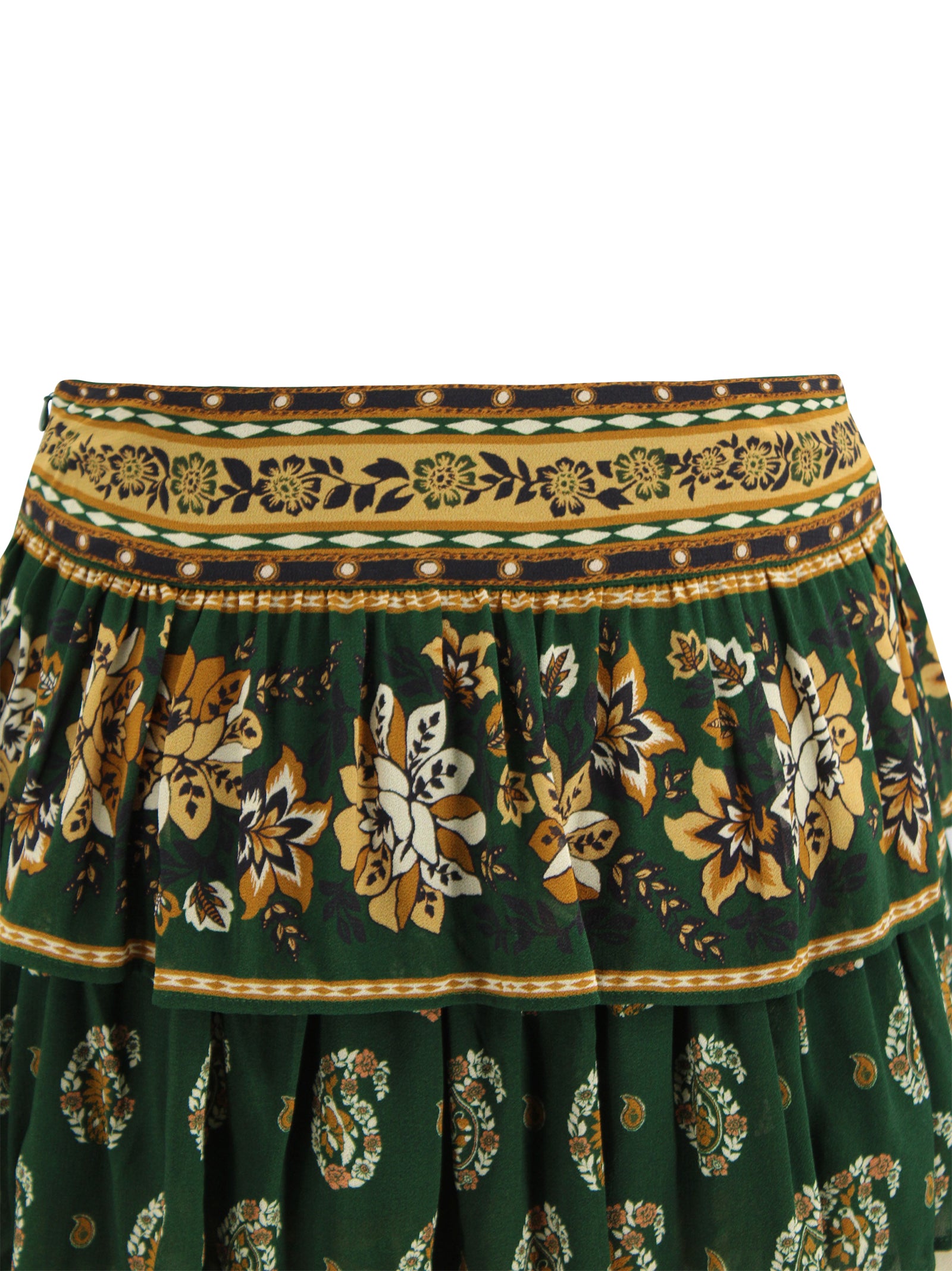 Farm Rio Skirts Green Viscose