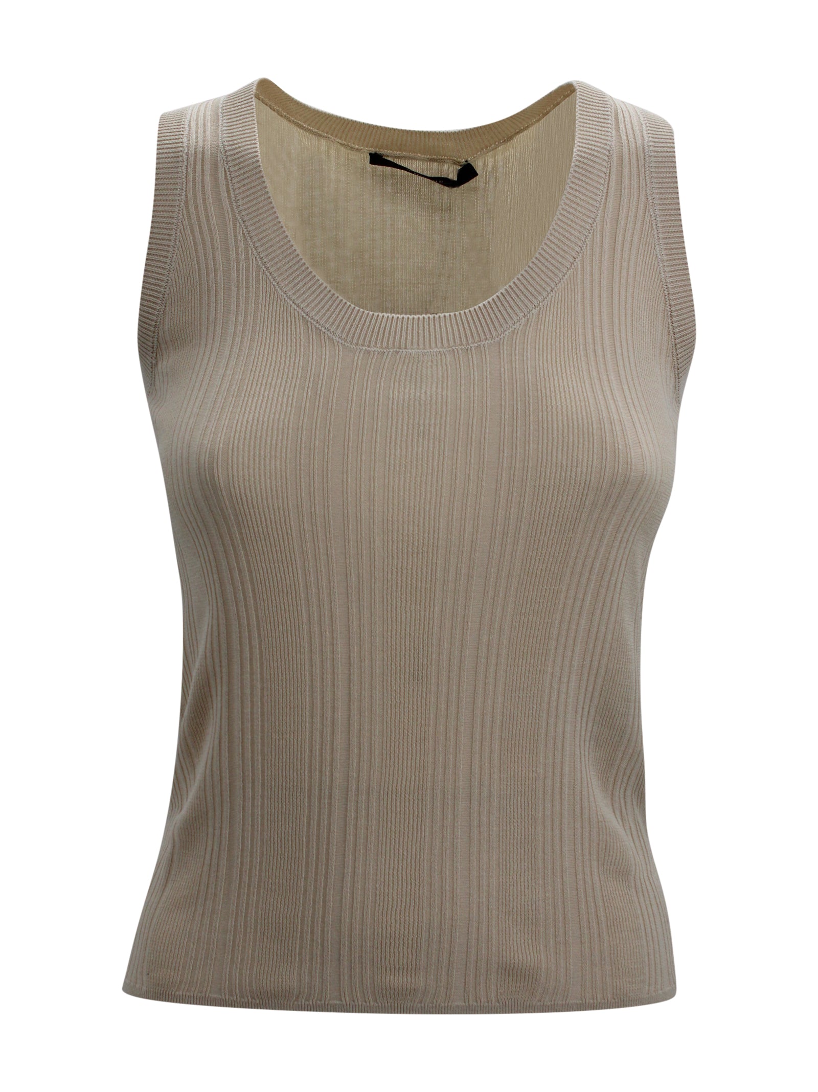 Max Mara Weekend T-Shirts And Polos Beige Viscose