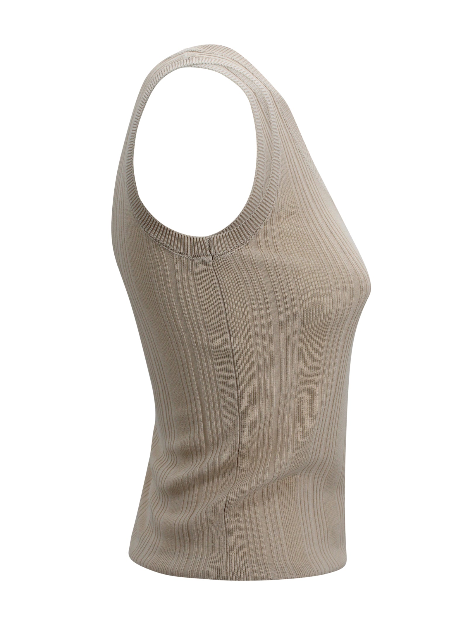 Max Mara Weekend T-Shirts And Polos Beige Viscose