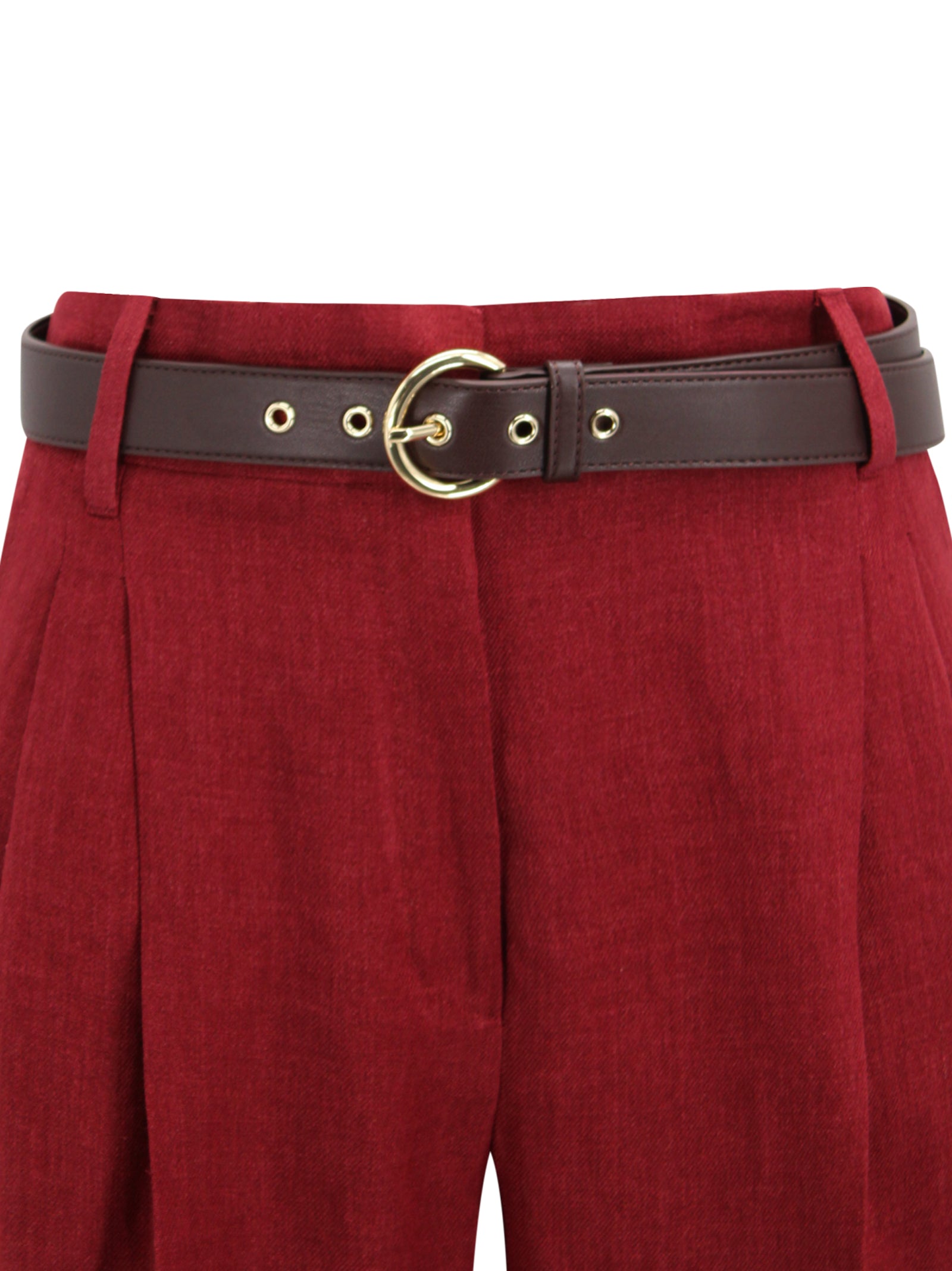 Max Mara Studio Trousers Brown Linen
