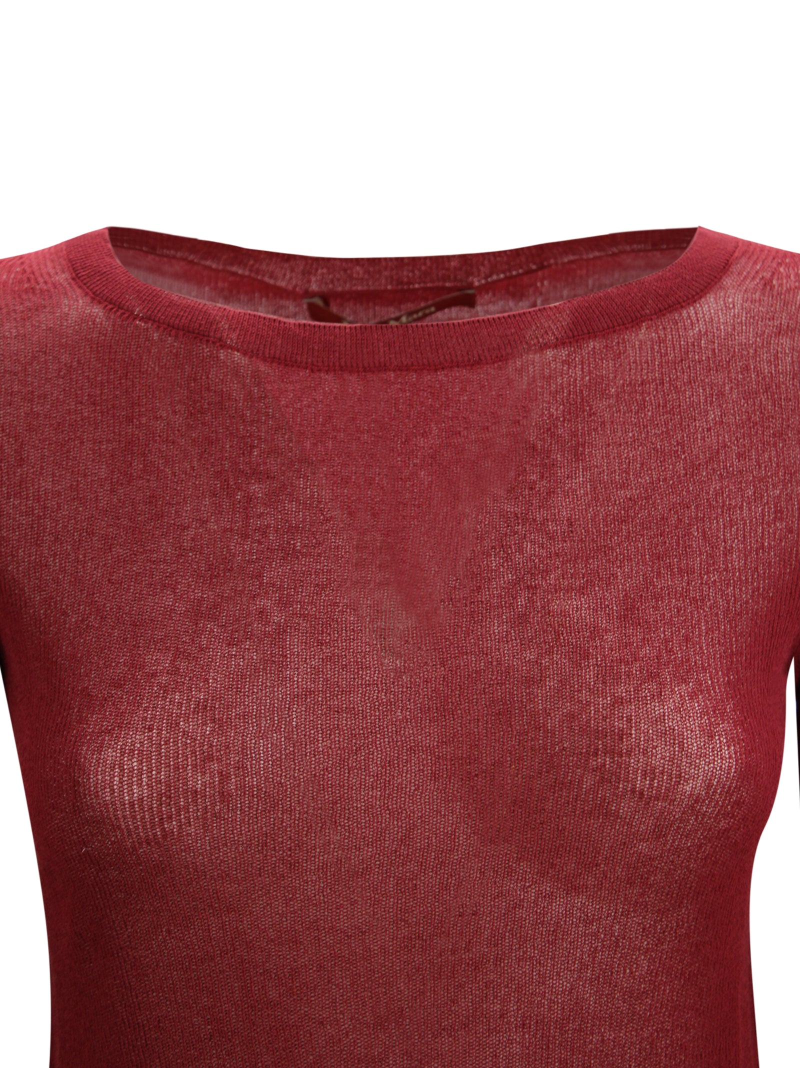 Max Mara Studio Top Brown Cotton