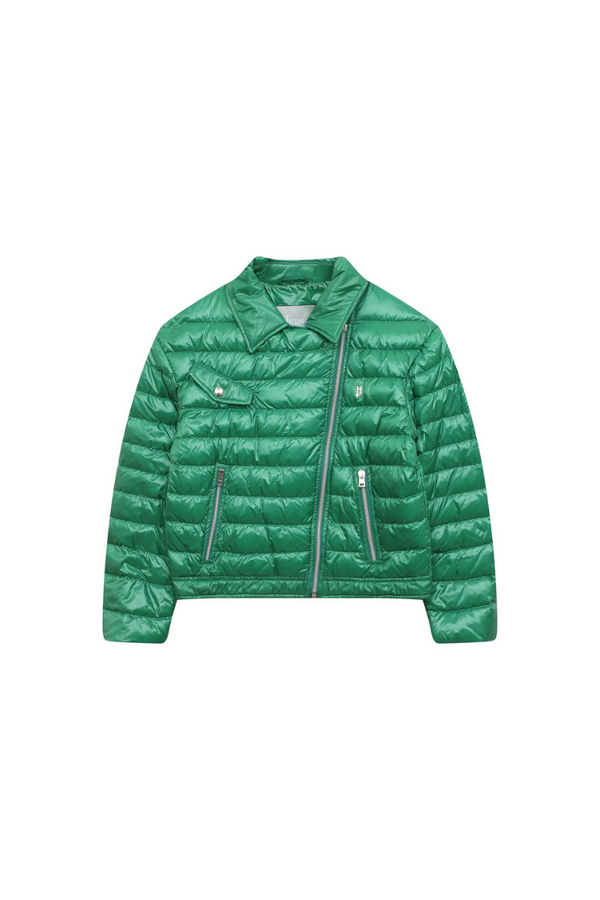 Herno 100% PA (polyamide/nylon) down jacket in green