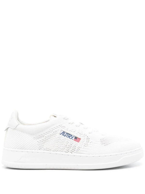 Autry Upper: Fabric 100% sneaker in white