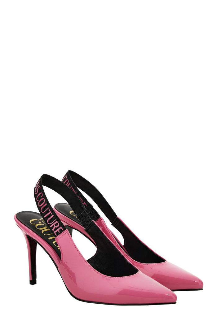 VERSACE JEANS COUTURE Flat shoes Pink
