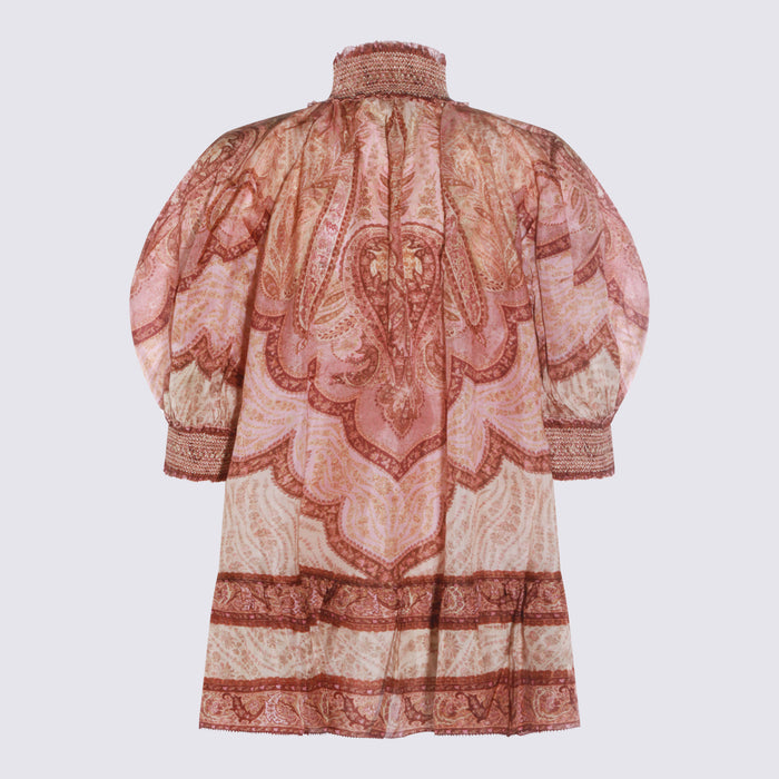 Zimmermann Top Tapestry Burgundy Multi _silk