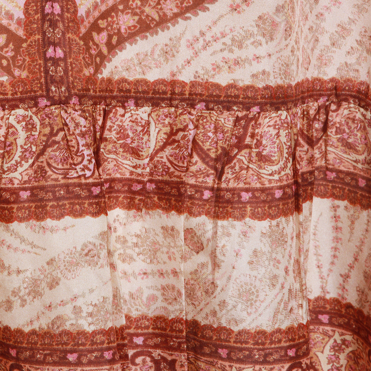 Zimmermann Top Tapestry Burgundy Multi _silk