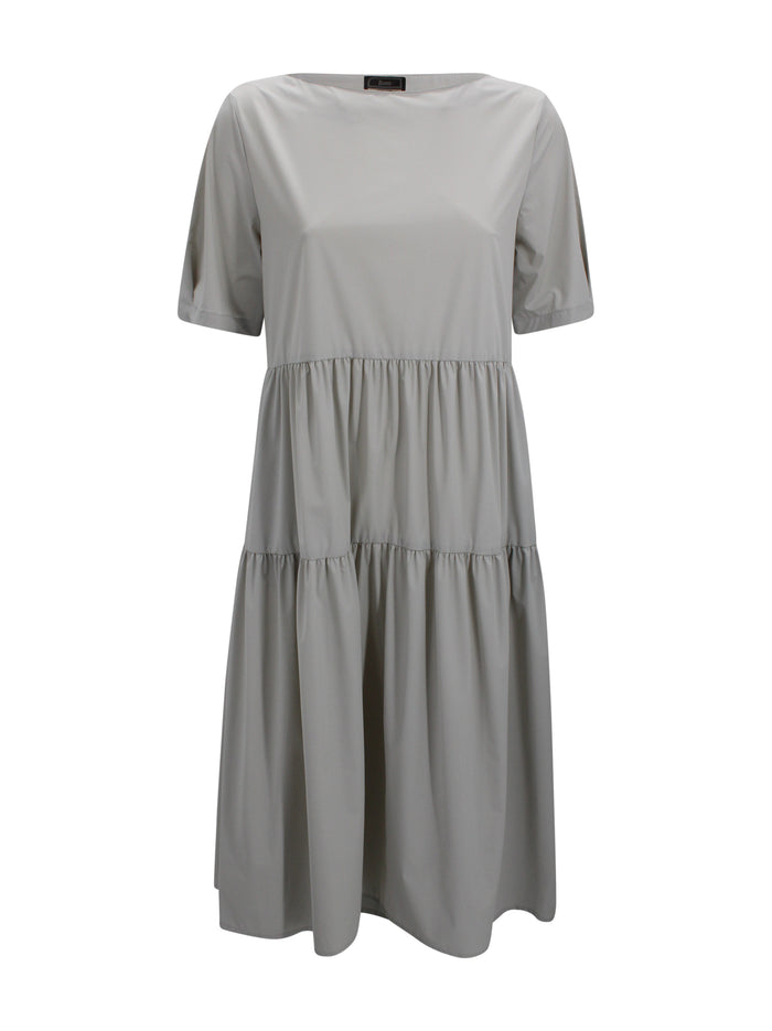 Herno Dresses Grey Polyamide