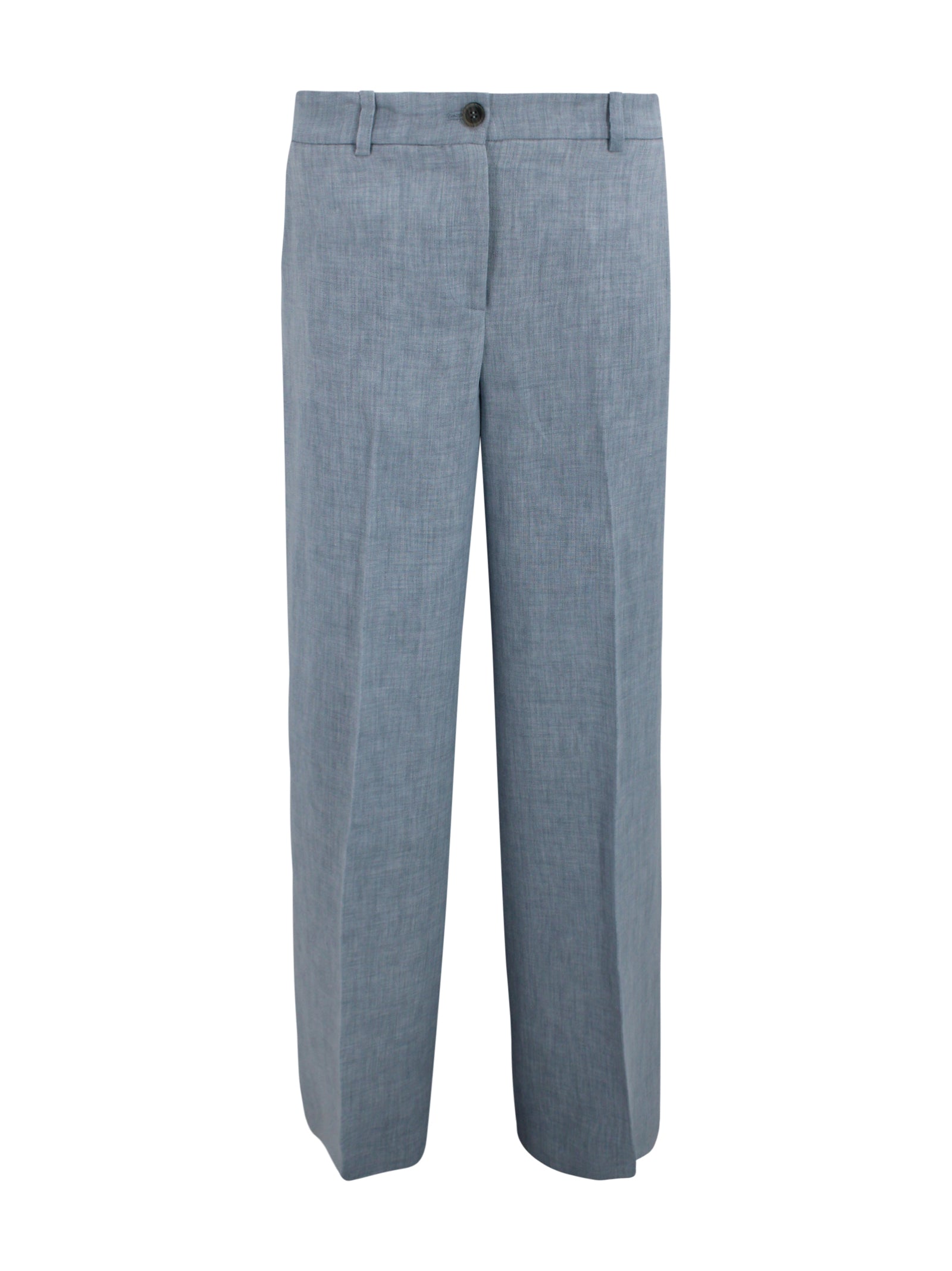 Parosh Trousers Clear Blue Linen