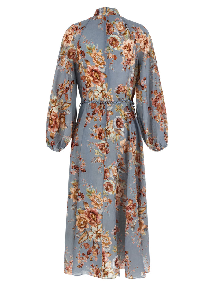 Awaken dress Light Blue Linen