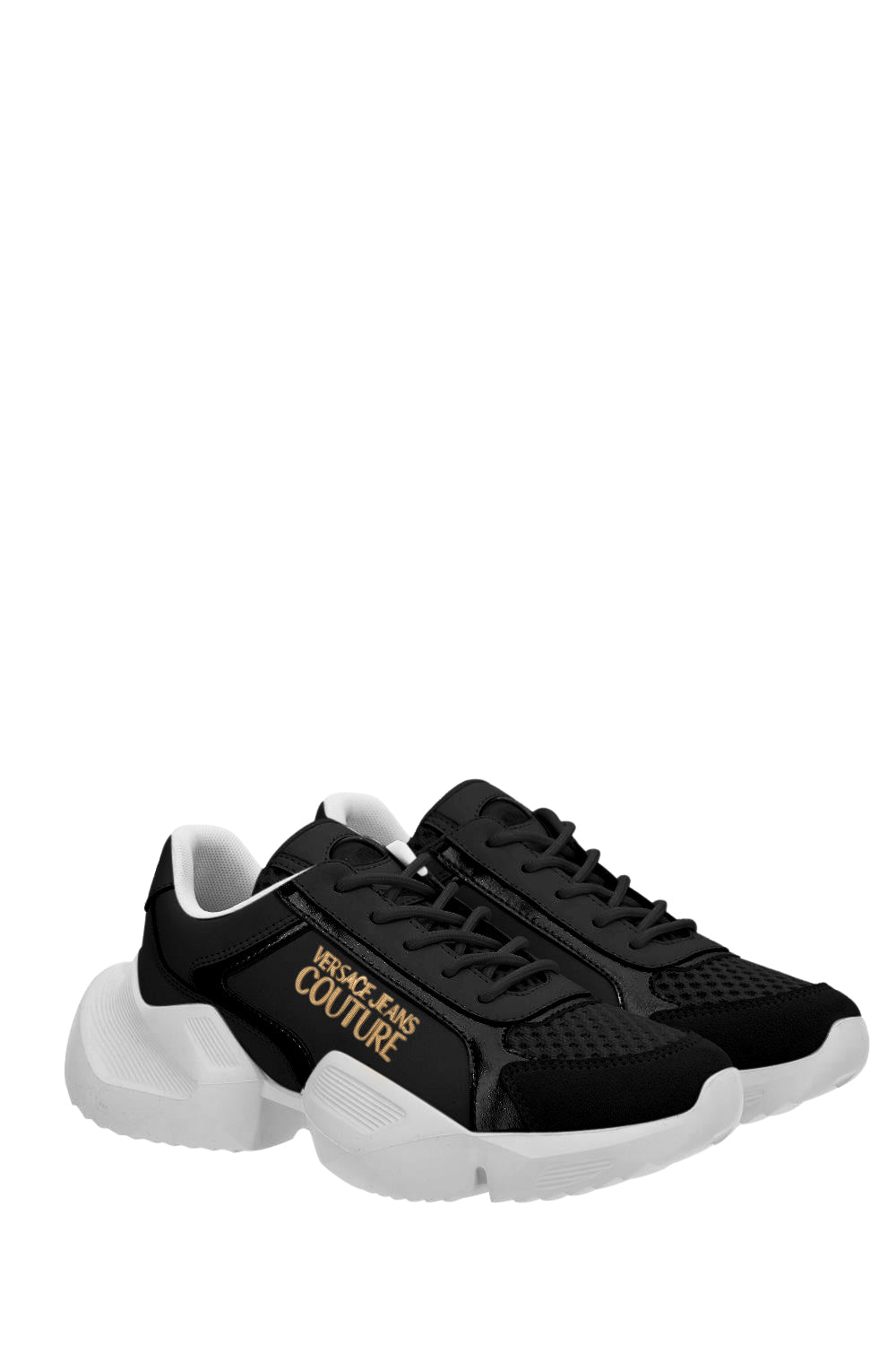 VERSACE JEANS COUTURE Sneakers Black Bovino