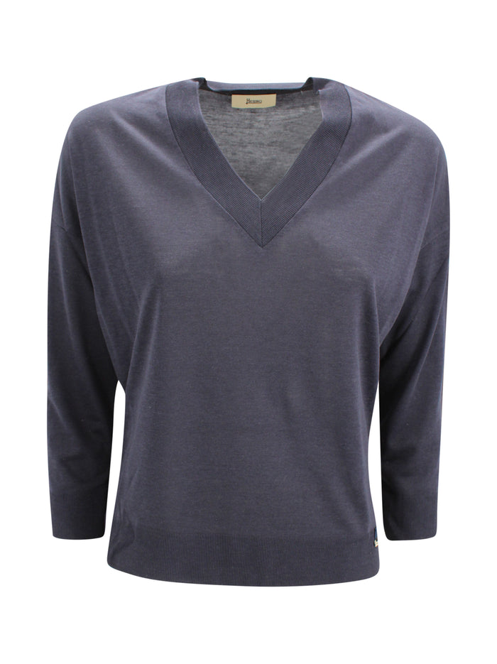 Herno Sweaters Blue