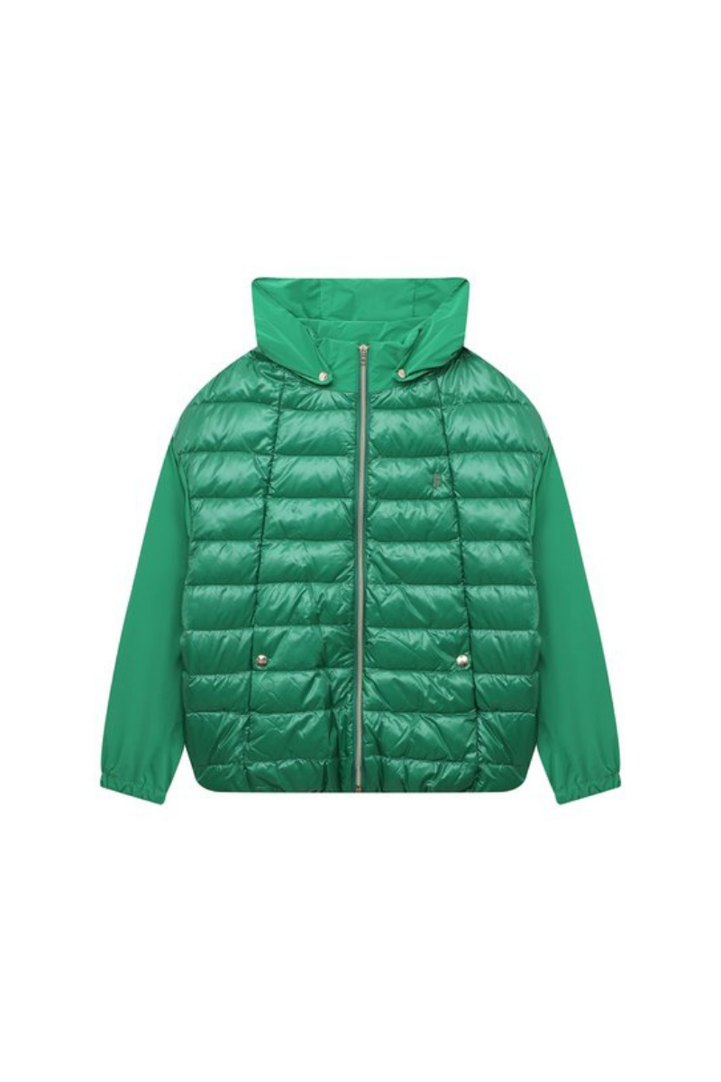 Herno 100% PA (Polyamide/Nylon) down jacket in green