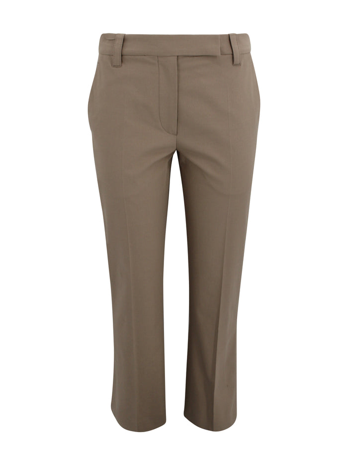 Brunello Cucinelli Trousers Brown Cotton