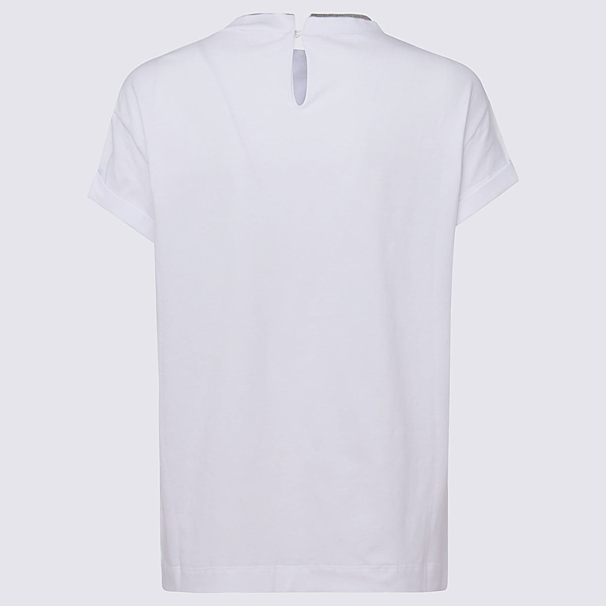 Brunello Cucinelli T-shirts and Polos White _co Ea